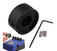 Manopole per pedali per chitarra, copertura per pad per pedali effetti | Manopola del potenziometro in lega di alluminio con chiave | Kit di strumenti per manopole con 3 viti, manopole per chitarra di