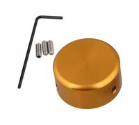 Manopole per pedali per chitarra, copertura per pad per pedali effetti - Manopola del potenziometro in lega di alluminio con chiave - Manopole protettive per chitarra di facile installazione con 3 vit