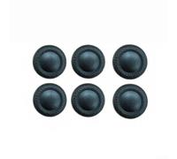 Manopole per pollice per controller PS5 per PS4, parti di ricambio per joystick, antiscivolo, per superficie di gioco competitivo, precisione da 2 cm, colore nero (6 pezzi)