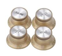 Manopole Per Riflettore Per Chitarra A 2 Toni Per Chitarra 2 Toni Manopola Per Tono Volume A Campana Per Cappello A Cilindro Per Accessori Per Chitarra Elettrica SG parti di chitarra(Golden)