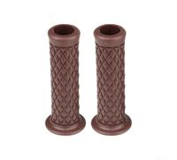 Manopole per scooter da 22 mm, in gomma espansa, anti affaticamento, per motocross, quad, cruiser, chopper, fuoristrada (caffè)