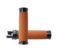 Manopole personalizzate Avon nero anodizzato tan