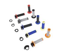 PROGRIP Handlebar impugnature 708, grigio/nero, Grip Lock-On, nero-grigio
