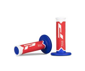Manopole Progrip 788 Extra Slim No Waffle Nero/Blu Nero,Blu
