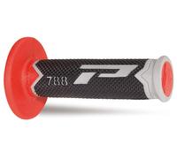 manopole Progrip 788 tripla densita' grigio/nero/rosso