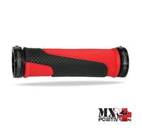 MANOPOLE PROGRIP 997-149 mm. 22 + TAPPI ATV ROSSO/NERO