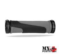 MANOPOLE PROGRIP 997-187 mm. 22 + TAPPI ATV GRIGIO/NERO