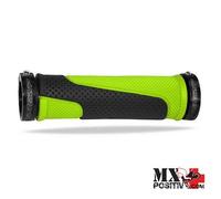 MANOPOLE PROGRIP 997-295 mm. 22 + TAPPI ATV VERDE FLUO/NERO