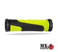 MANOPOLE PROGRIP 997-299 mm. 22 + TAPPI ATV GIALLO FLUO/NERO