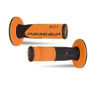PROGRIP Manopole Mx 801-144 - Doppia Densità - Nero/Arancio