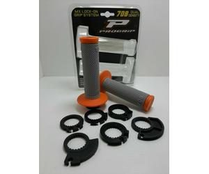 MANOPOLE PROGRIP LOCK ON GRIPS MOD 708 EXTRA FISSAGGIO RAPIDO ARANCIO
