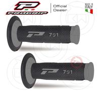 MANOPOLE PROGRIP MOTO CROSS ENDURO HALF WAFFLE 791-187 DUAL DENSITY Grigio/Nero
