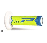 MANOPOLE PROGRIP MX 788 giallo fluo/blu/bianco ENDURO CROSS 22/25 TRE DENSITA'