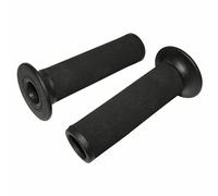 Manopole progrip per moto da strada 722 in schiuma a densità singola nera con e