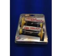 Manopole "PROGRIP" PG0788 per cross,enduro,motard diametro 22-25 NERO-GIALLO