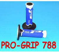 MANOPOLE PROGRIP SPECIALI CROSS-ENDURO BLU - BIANCO 43.1076