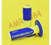 MANOPOLE PROGRIP SPECIALI CROSS-ENDURO BLU GIALLO FLUO DUAL DENSITY 43.1134