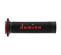 Manopole Racing DOMINO 126mm Nero/Rosso a01041c4240 per Moto Ricambi Motorino