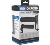 Manopole riscaldate integrate Oxford HotGrips Advanced Adventure, colore nero.