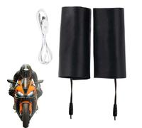 Manopole riscaldate per manubrio, alimentate tramite USB, impermeabili, per ciclismo, moto, scooter, moto da cross, bici da strada