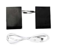 Manopole riscaldate per moto, regolabili a 3 livelli, copertura per manico in pelle, impermeabile, antiscivolo, accessorio per impugnatura resistente all'usura, per scooter e moto da cross