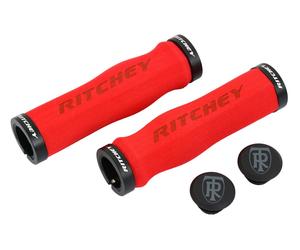 Manopole Ritchey MTN WCS LOCKING 130mm neoprene rosso