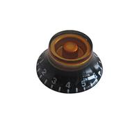 Manopole Rotative per Chitarra Elettrica Gd26 4 Pezzi | Plastica, Forma Rotonda, Accessorio Sostitutivo Facile da Installare, per Controlli Speed Volume e Tono