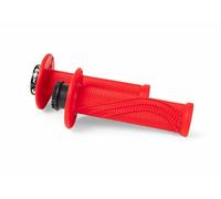 manopole Rtech motocross enduro R20 Lock-on rosso fluo