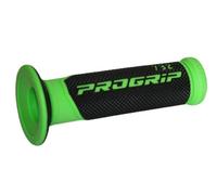 Progrip Enduro Cross Manopole Manubrio IN Gomma Gel Verde 125mm Lungo per 22mm