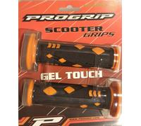 MANOPOLE SCOOTER NERE ARANCIO SOFT TOUCH PROGRIP CHIUSE DIAMETRO 22 L 120 600