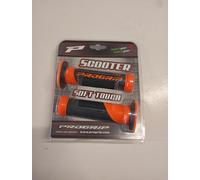 Manopole Scooter Progrip 732 Arancione Fluorescente Nero 22/25 Chiuse