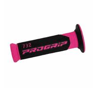 MANOPOLE SCOOTER PROGRIP 732 DUAL DENSITY FUCSIA Ø 22-25MM LUNGHEZZA 125MM