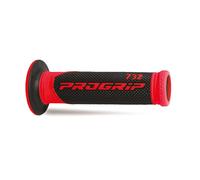 Manopole Scooter Progrip 732 Dual Density Rosso)