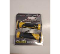Manopole Scooter Progrip 732 Giallo Nero 22/25 Chiuse