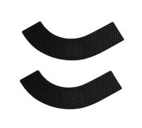 Manopole Silicone per moto Anti per scivolo 2 Universali Manopole | Antiscivolo per efficace, materiale morbido al tatto, previene calli, adatto guida lunga, colore nero verde(Black)