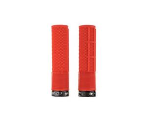 Manopole sottili senza flangia dmr deathgrip rosse