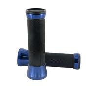 Manopole STR8 CNC, nero / blu per scooter, moto