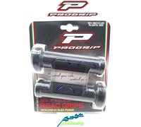 MANOPOLE STRADA / RACING PROGRIP 717-OE-150 - DOPPIA DENSITA' BLU/NERO CON FORO