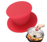 Manopole superiori di ricambio per coperchio pentola - Manopola coperchio pentola in silicone | Maniglie per il fissaggio del coperchio della padella in silicone | Maniglie di supporto per coperchi in