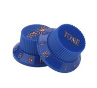 Manopole Tipo Cappello A 2 Toni 1 Volume Con Numeri Manopole Per Chitarra Stile Campana Per Chitarra Elettrica ST/SQ parti di chitarra(6)