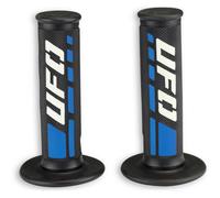 Manopole Off Road Cross Enduro UFO Trax Tripla Densità Nero Blu - MA01827 C