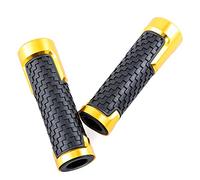 Manopole Universali per Manubrio Moto - Manopole Moto in Gomma Antiscivolo da 22 mm (7/8 ") 24 mm (1") per Manubri Quad Scooter (d'oro)