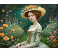 Manor Lady 4000 Piece Jigsaw Puzzles for Adults, Colourful, Challenging & Brainteasing Adult puzzles 4000 Pieces Garden, Fun jigsaws for The Whole Family 56x34 inch
