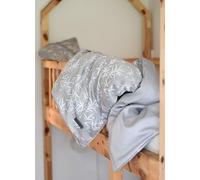 Manostiles Danish Design - Biancheria da letto per bambini, in cotone biologico, colore: grigio lupo