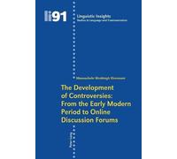 Manouchehr Mosh The Development of Controversies: From the Early Mod (Tascabile)