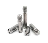 Manoud M2 M2.5 M3 M4 M5 M6 M8 M10 304 A2 Esterno in Acciaio Inox Filettatura A Intaglio Cuscinetto di Posizione Cilindrica Albero Rotolo Spina di centraggio(5pcs M4,25mm)