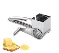 Manovella a mano, grattugia per formaggio | Affettatrice per formaggio, trituratore per formaggio, griglia manuale in acciaio inossidabile per grigliare cioccolato duro al formaggio