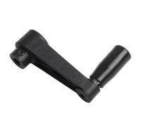 Manovella con foro rotondo per generatori e macchinari a manovella, struttura rinforzata in nylon e acciaio al carbonio, impugnatura ergonomica grigia, misure disponibili per apparecchiature
