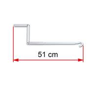 Fiamma 01756B01A Crank Short Asta in Alluminio