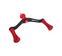 Manovella Doppia in Alluminio per Vanford 90mm Manovella Doppia | Lega alluminio CNC, design doppio braccio, base 90mm, lunghezza 101mm, compatibilità Shimano